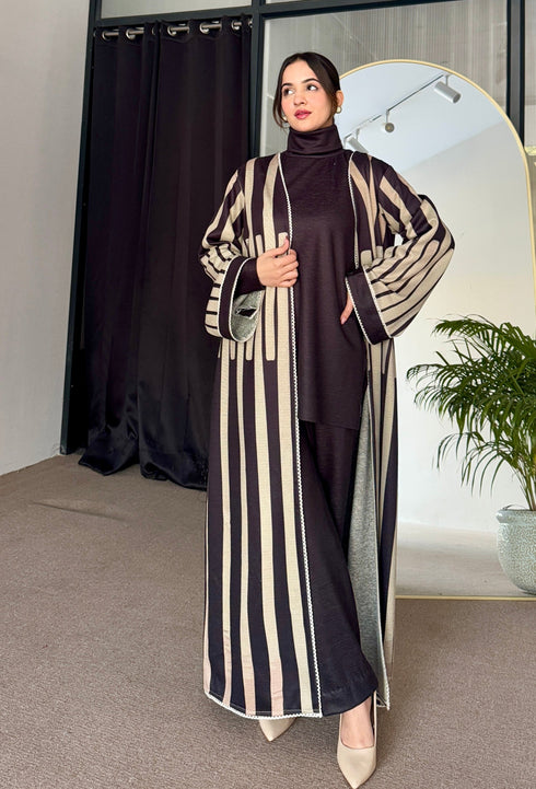 Black Striped Winter Overlay